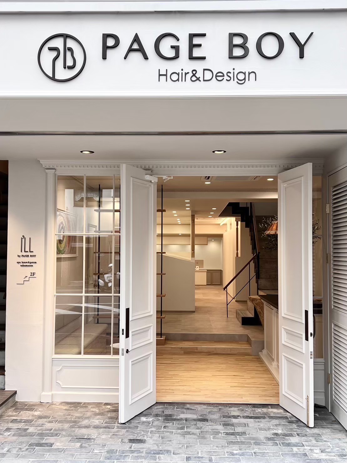 PAGEBOY Hair & Design 瓦町店の外観写真